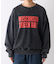 【UNISEX】NEWアシッドウォッシュ加工/裏毛ロゴスウェット