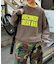 【UNISEX】NEWアシッドウォッシュ加工/裏毛ロゴスウェット