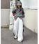 【UNISEX】アシッドウォッシュ加工ロゴジップパーカー