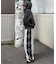 【UNISEX】アシッドウォッシュ加工ロゴジップパーカー