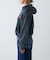 【UNISEX】アシッドウォッシュ加工ロゴジップパーカー