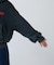 【UNISEX】アシッドウォッシュ加工ロゴジップパーカー