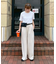 ≪3サイズ展開≫テックリネンワイドパンツ