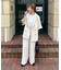 ≪3サイズ展開≫テックリネンワイドパンツ