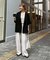 ≪3サイズ展開≫テックリネンワイドパンツ