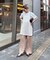 ≪3サイズ展開≫テックリネンワイドパンツ