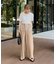 ≪3サイズ展開≫テックリネンワイドパンツ