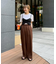≪3サイズ展開≫テックリネンワイドパンツ