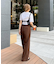 ≪3サイズ展開≫テックリネンワイドパンツ