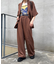 ≪3サイズ展開≫テックリネンワイドパンツ