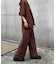≪3サイズ展開≫テックリネンワイドパンツ