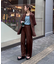 ≪3サイズ展開≫テックリネンワイドパンツ
