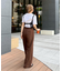 ≪3サイズ展開≫テックリネンワイドパンツ