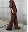 ≪3サイズ展開≫テックリネンワイドパンツ