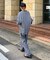 ≪3サイズ展開≫テックリネンワイドパンツ