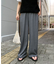 ≪3サイズ展開≫テックリネンワイドパンツ