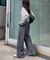 ≪3サイズ展開≫テックリネンワイドパンツ
