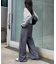 ≪3サイズ展開≫テックリネンワイドパンツ