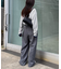 ≪3サイズ展開≫テックリネンワイドパンツ