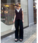 ≪3サイズ展開≫テックリネンワイドパンツ