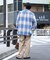 【ユニセックス】カラミオリオンブレーチェックシャツ