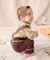 【BABY】【Qinn】サス付き配色ステッチリブパンツ