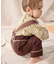 【BABY】【Qinn】サス付き配色ステッチリブパンツ