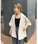 ≪シワになりにくい≫テックリネン半袖シャツジャケット