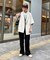 ≪シワになりにくい≫テックリネン半袖シャツジャケット