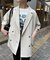≪シワになりにくい≫テックリネン半袖シャツジャケット