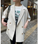 ≪シワになりにくい≫テックリネン半袖シャツジャケット