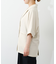 ≪シワになりにくい≫テックリネン半袖シャツジャケット