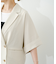 ≪シワになりにくい≫テックリネン半袖シャツジャケット