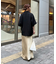 ≪シワになりにくい≫テックリネン半袖シャツジャケット