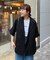≪シワになりにくい≫テックリネン半袖シャツジャケット