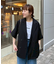 ≪シワになりにくい≫テックリネン半袖シャツジャケット