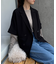 ≪シワになりにくい≫テックリネン半袖シャツジャケット