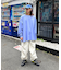【SOUNDSGOOOOD】配色ステッチサイドスリットTee長袖