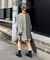 【SOUNDSGOOOOD】配色ステッチサイドスリットTee長袖