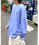【SOUNDSGOOOOD】配色ステッチサイドスリットTee長袖