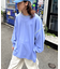 【SOUNDSGOOOOD】配色ステッチサイドスリットTee長袖