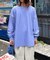 【SOUNDSGOOOOD】配色ステッチサイドスリットTee長袖