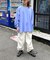 【SOUNDSGOOOOD】配色ステッチサイドスリットTee長袖