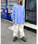 【SOUNDSGOOOOD】配色ステッチサイドスリットTee長袖