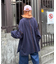 【SOUNDSGOOOOD】配色ステッチサイドスリットTee長袖
