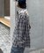 【UNISEX】モール混長袖チェックシャツ