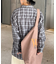 【UNISEX】モール混長袖チェックシャツ