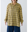 【UNISEX】モール混長袖チェックシャツ