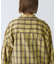 【UNISEX】モール混長袖チェックシャツ