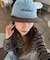 【UNISEX】スエードロゴキャップ